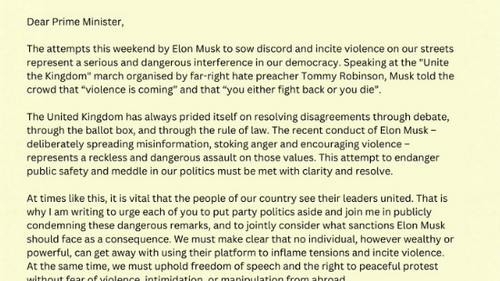 Ed Davey_Musk letter