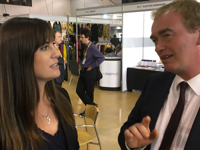 Image courtesy of Beatrice Bass Beatrice Bass with Tim Farron
