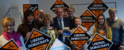 Image courtesy of B&H Lib Dems B&H Lib Dems with Ed Davey