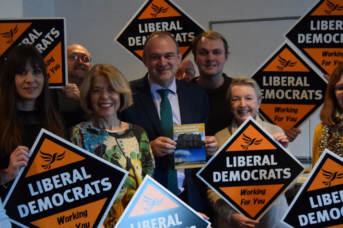 Image courtesy of B&H Lib Dems B&H Lib Dems with Ed Davey